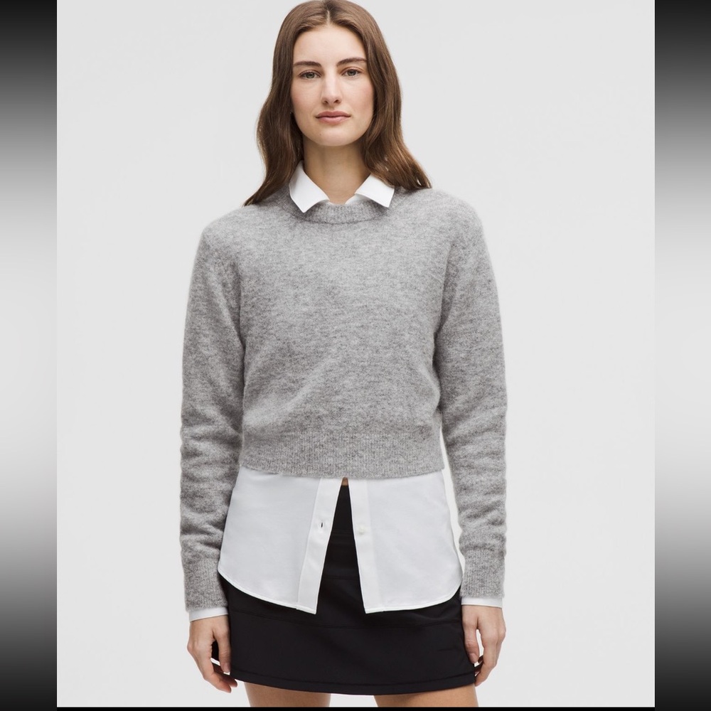 Lululemon Alpaca Wool-Blend Cropped Sweater
